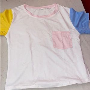 Colorful crop top